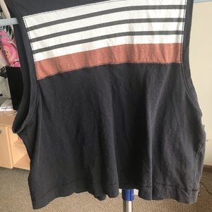 Striped tee tank